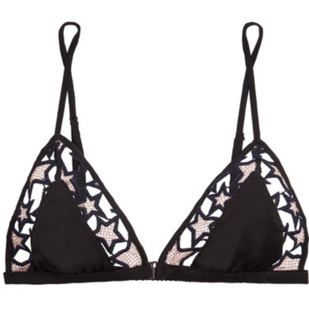 Fleur du Mal Star Cutout Bralette